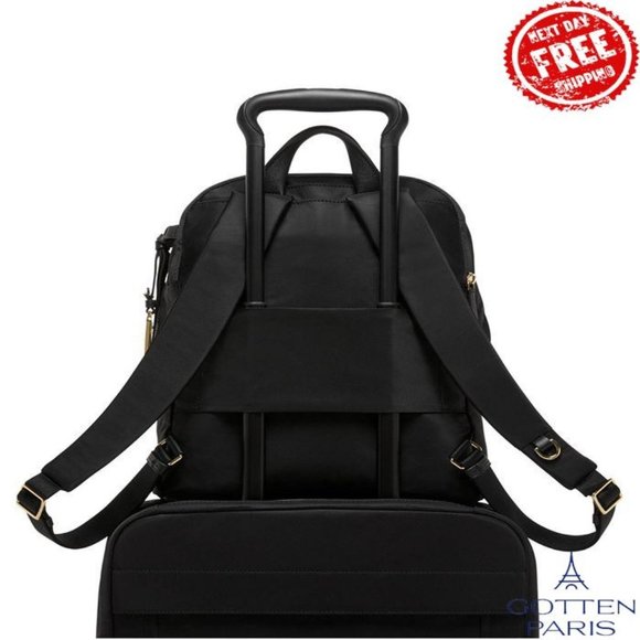 TUMI Voyageur Halsey Backpack Black, Gold Women\'s Bag main image 7